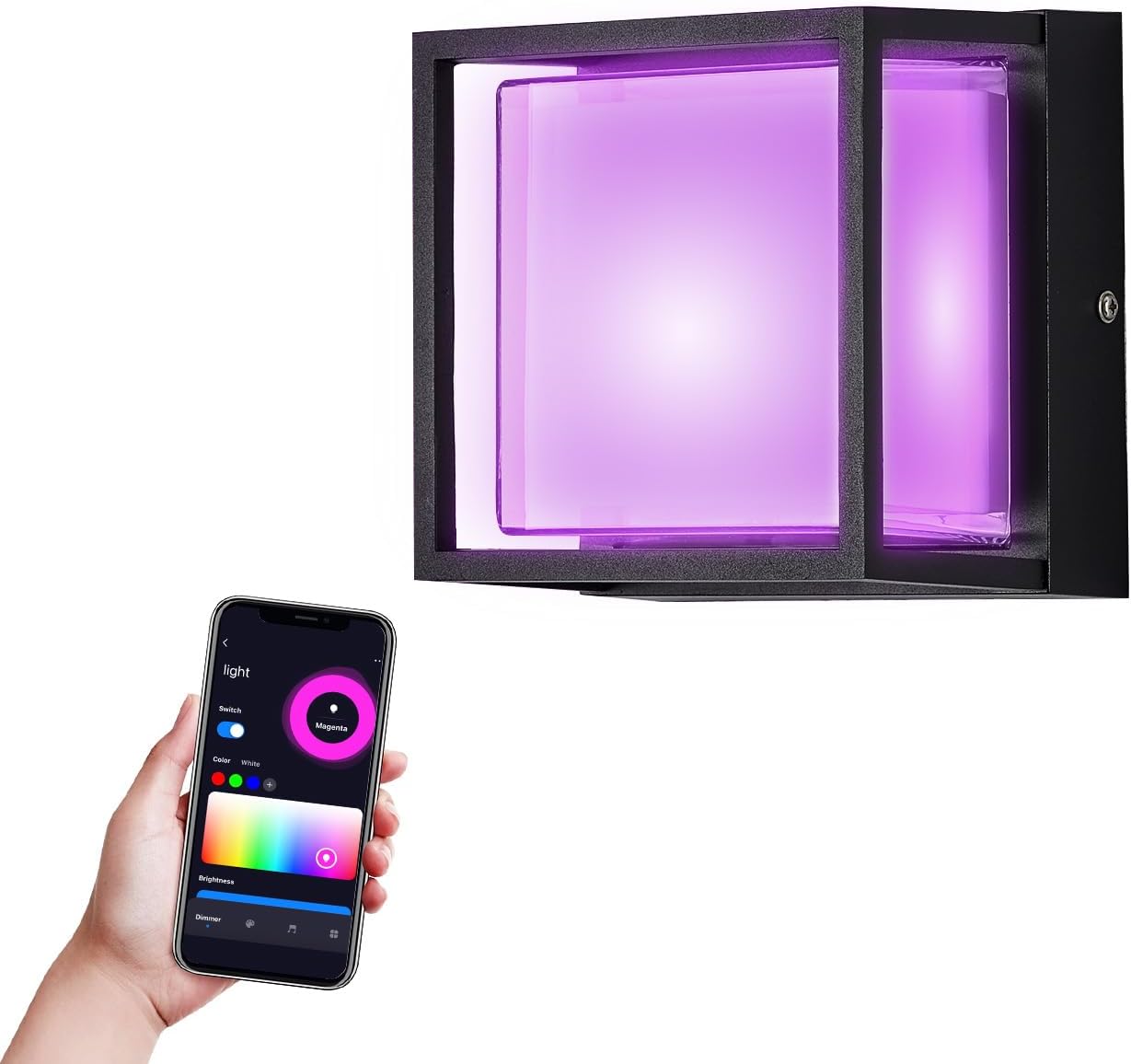LANFU LED Smart Wall Sconce Light for Stylish Patios
