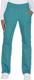 Cherokee Women Scrub Pant with Straight Leg - 4 Pocket Comfort
