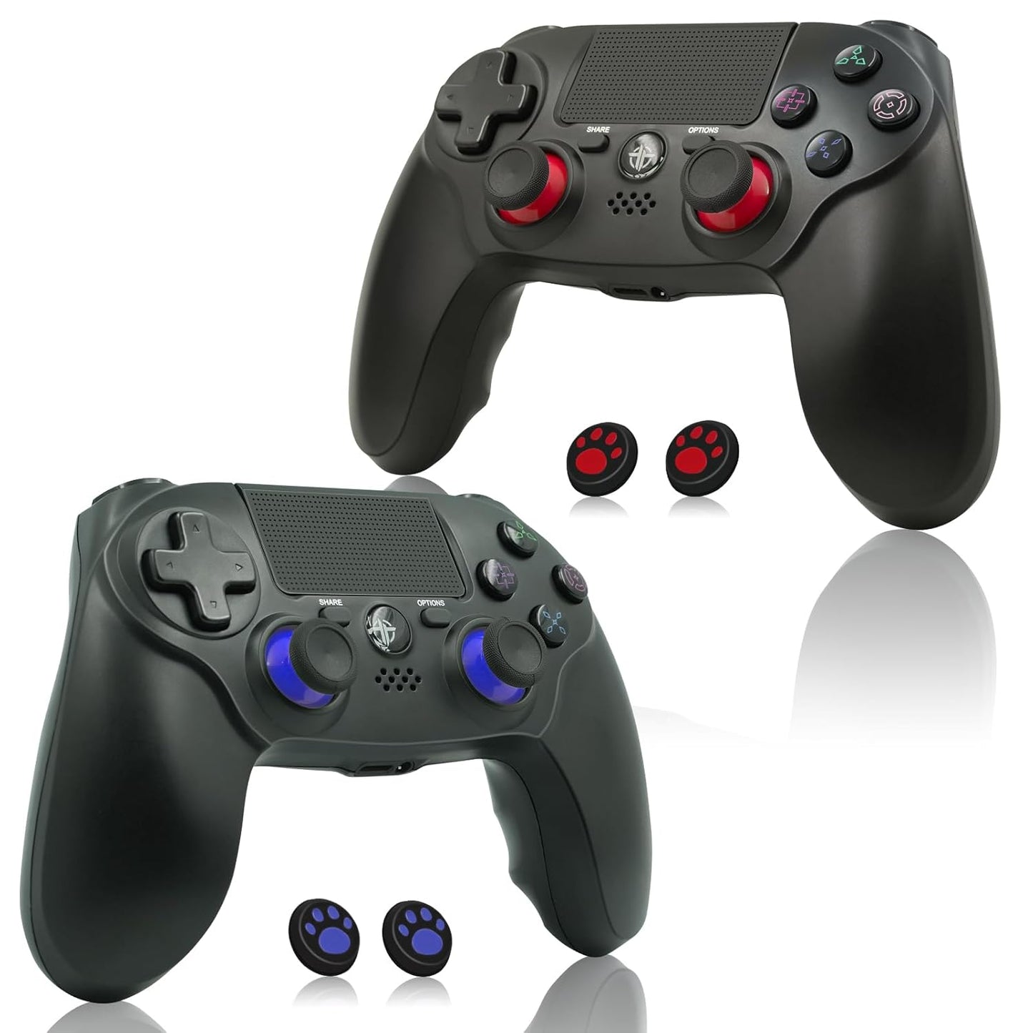 Citnh 2 Pack Wireless Controller for PS4 with Enhanced Features