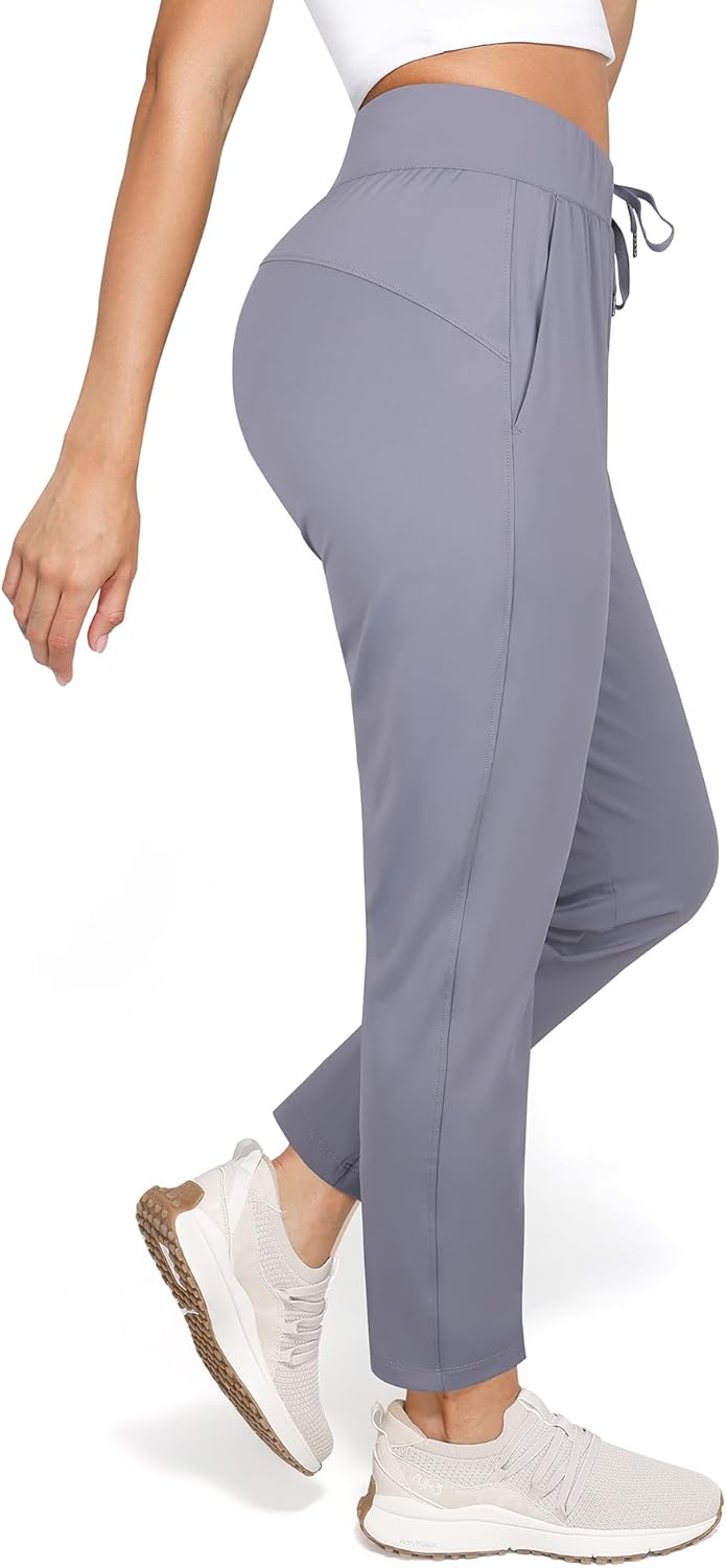 Women's 7/8 Stretch Ankle Sweatpants with Deep Pockets