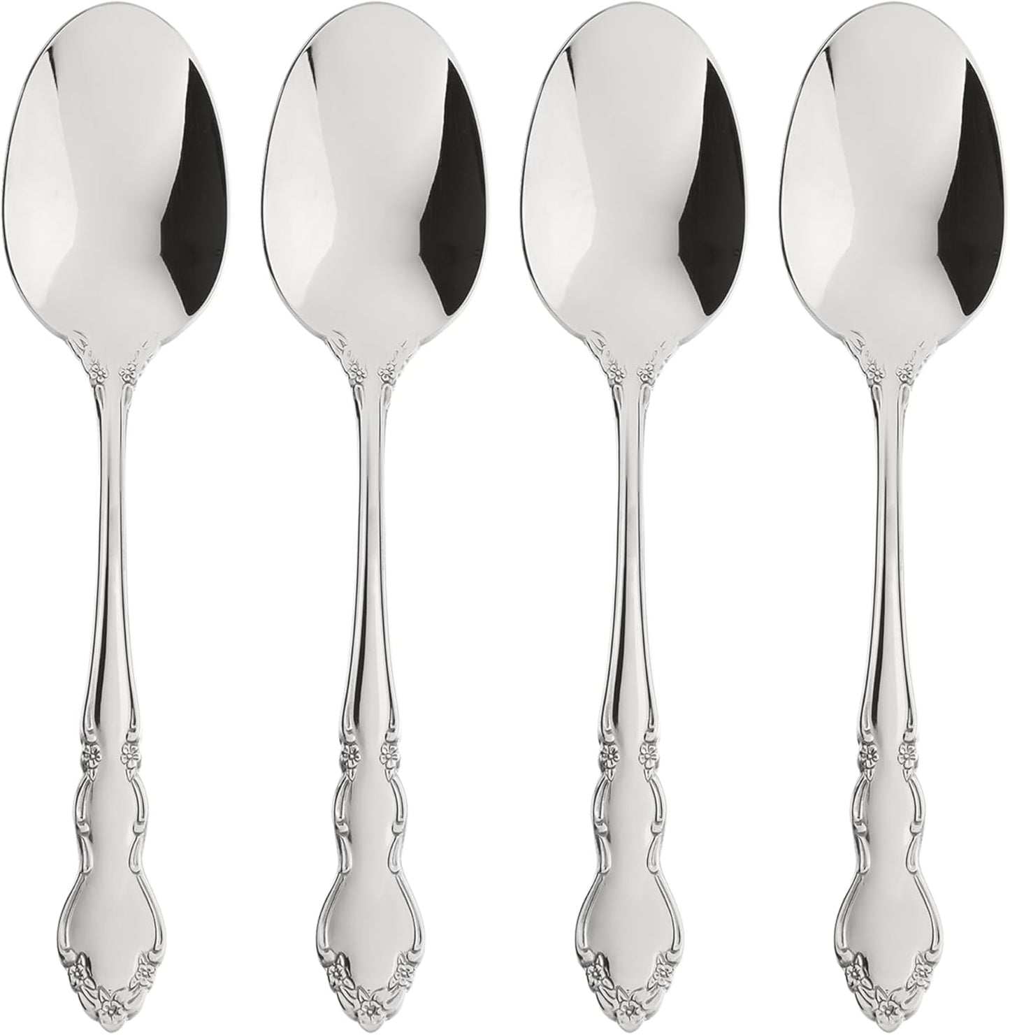 Oneida Dover Fine Flatware Dinner Spoons Set of 4 for Dining