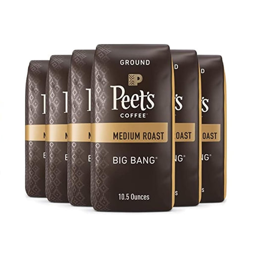 Peet's Coffee Big Bang Medium Roast Ground Coffee - 63 Ounces