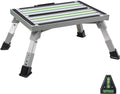 Iron RV Steps Adjustable Folding Step Stool - Stable Portable Step