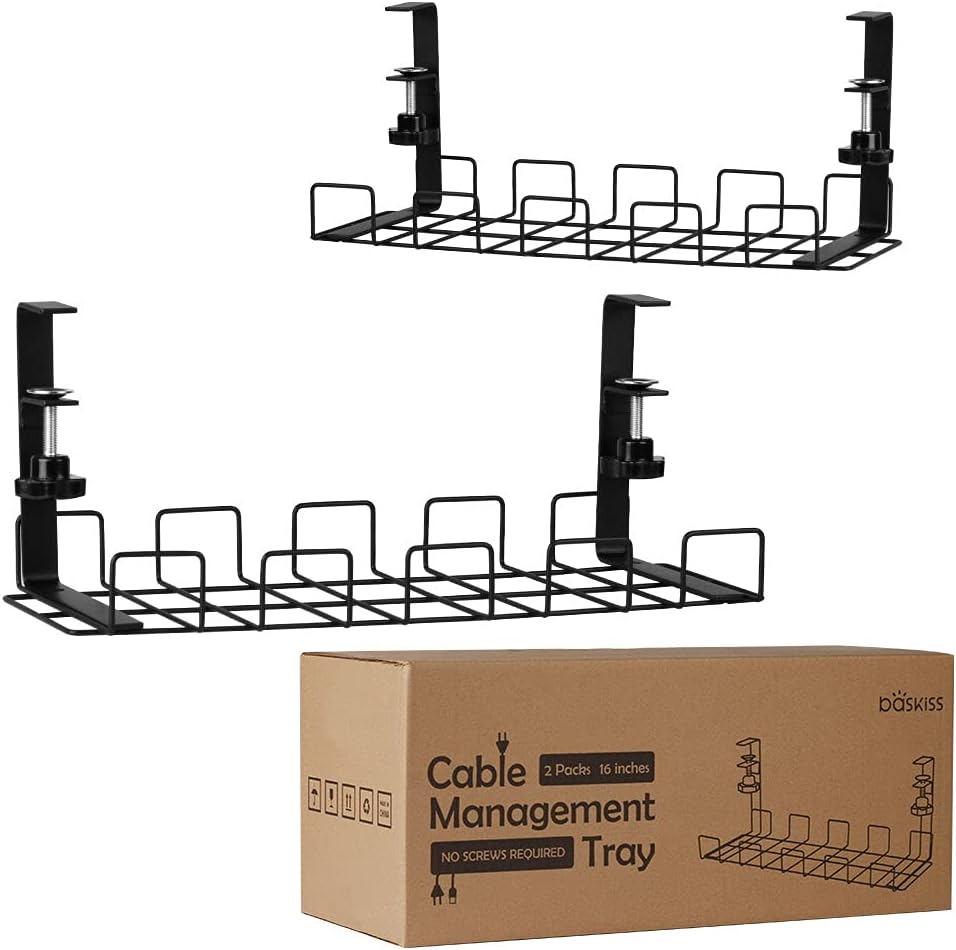 Wire Organization Made Easy with Baskiss Cable Trays