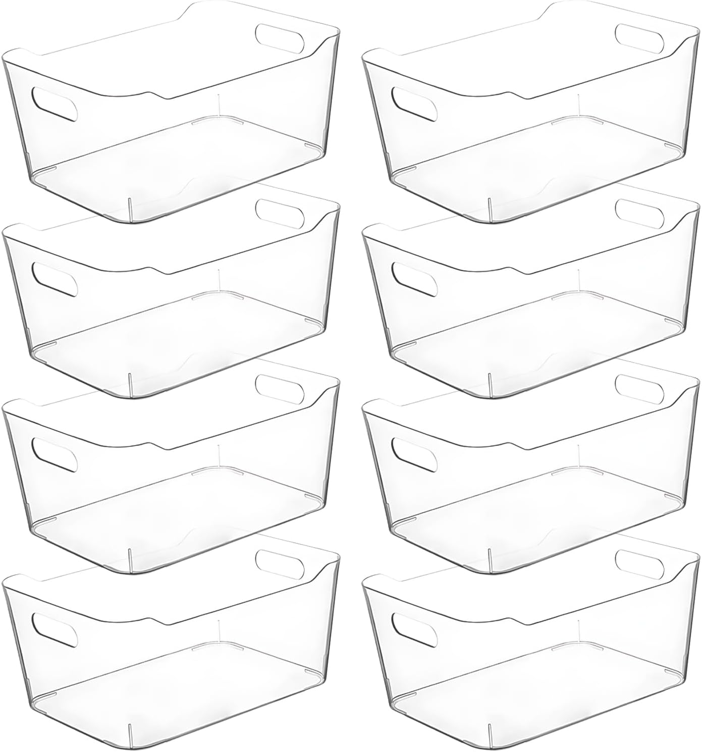 Clear Extra Large Plastic Storage Bins for Home Organization