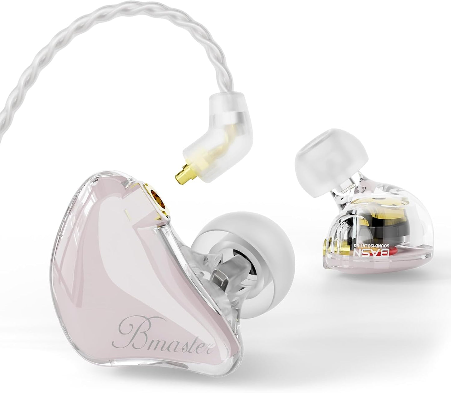 BASN in Ear Monitor Headphones with Powerful Bass and Comfort