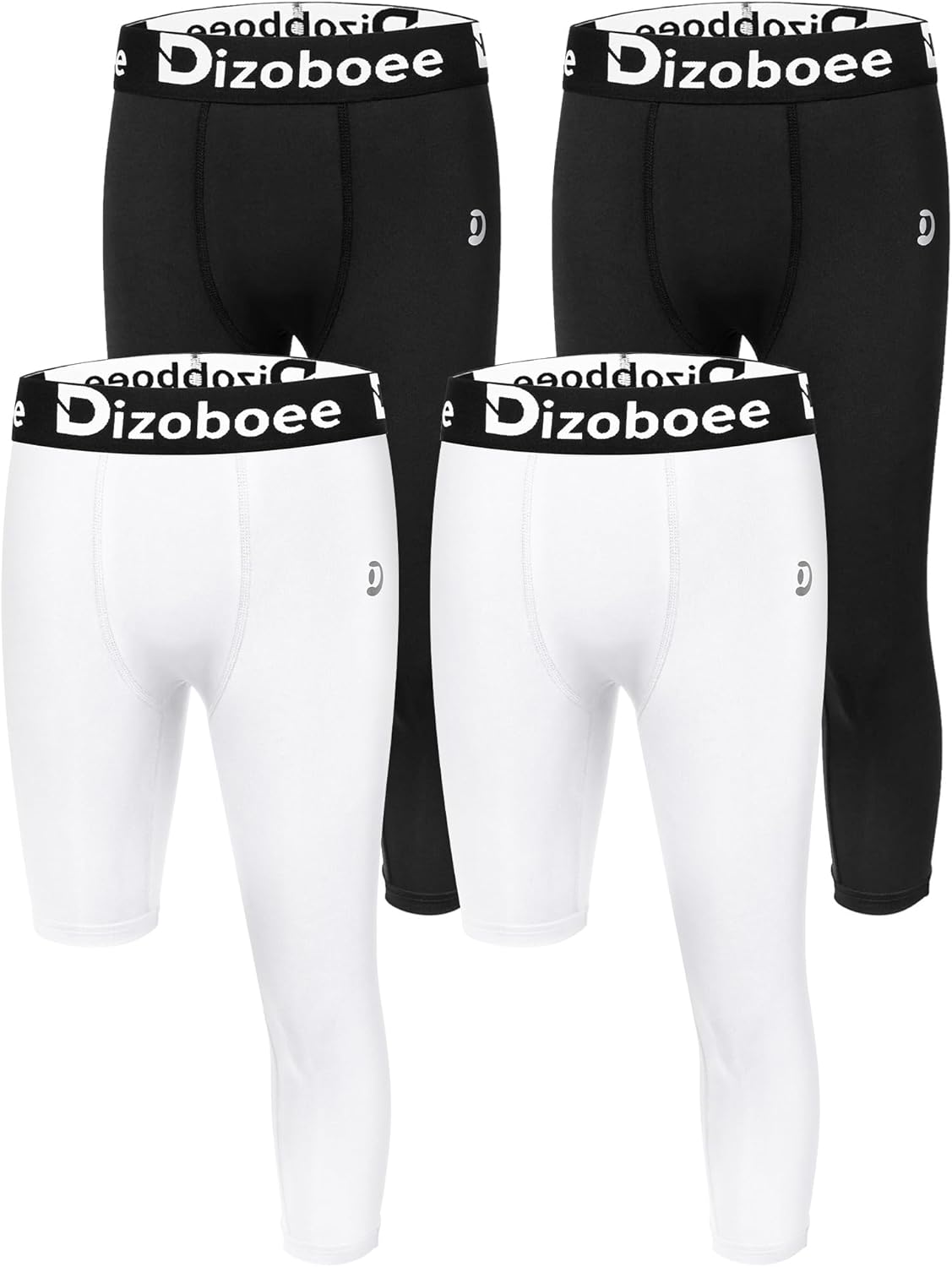 Youth Boys Compression Pants One Leg Athletic Leggings for Sports