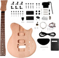 DIY Electric Guitar Kit for Beginners with Mahogany Body