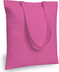 16x15 Pink Cotton Tote Bag 24-Pack - Reusable Grocery & DIY Bags