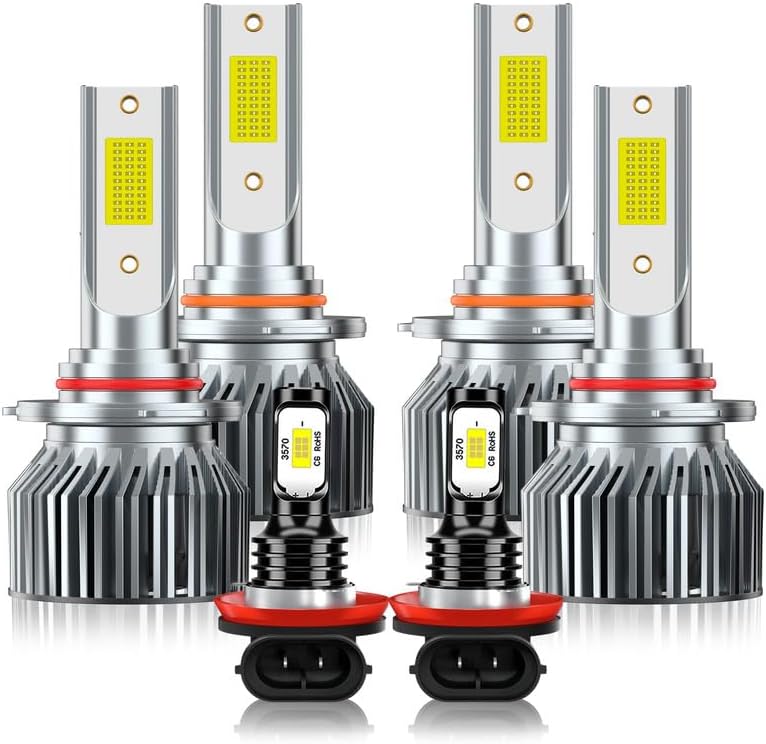 Fit For Honda Accord Sedan 2006-2012 Driving Light Bulbs Combo