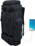 80L 100 Liters Camping Hiking Military Tactical Backpack - Large