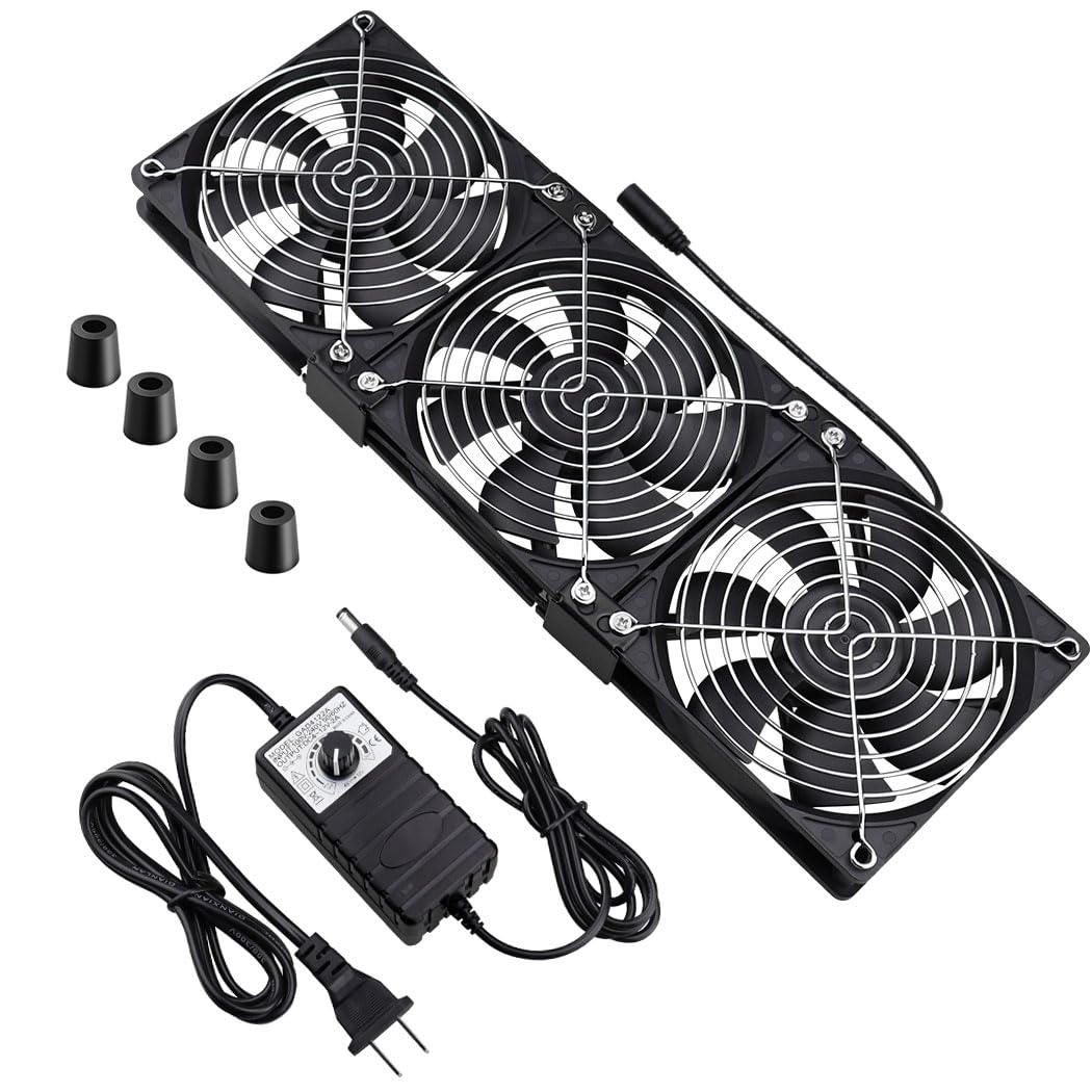 Wathai Dual Ball 3 x 120mm Computer Fan for Optimal Cooling