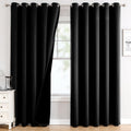 Blackout Curtains 60 x 84 in 2 Panels Set - Total Room Darkening