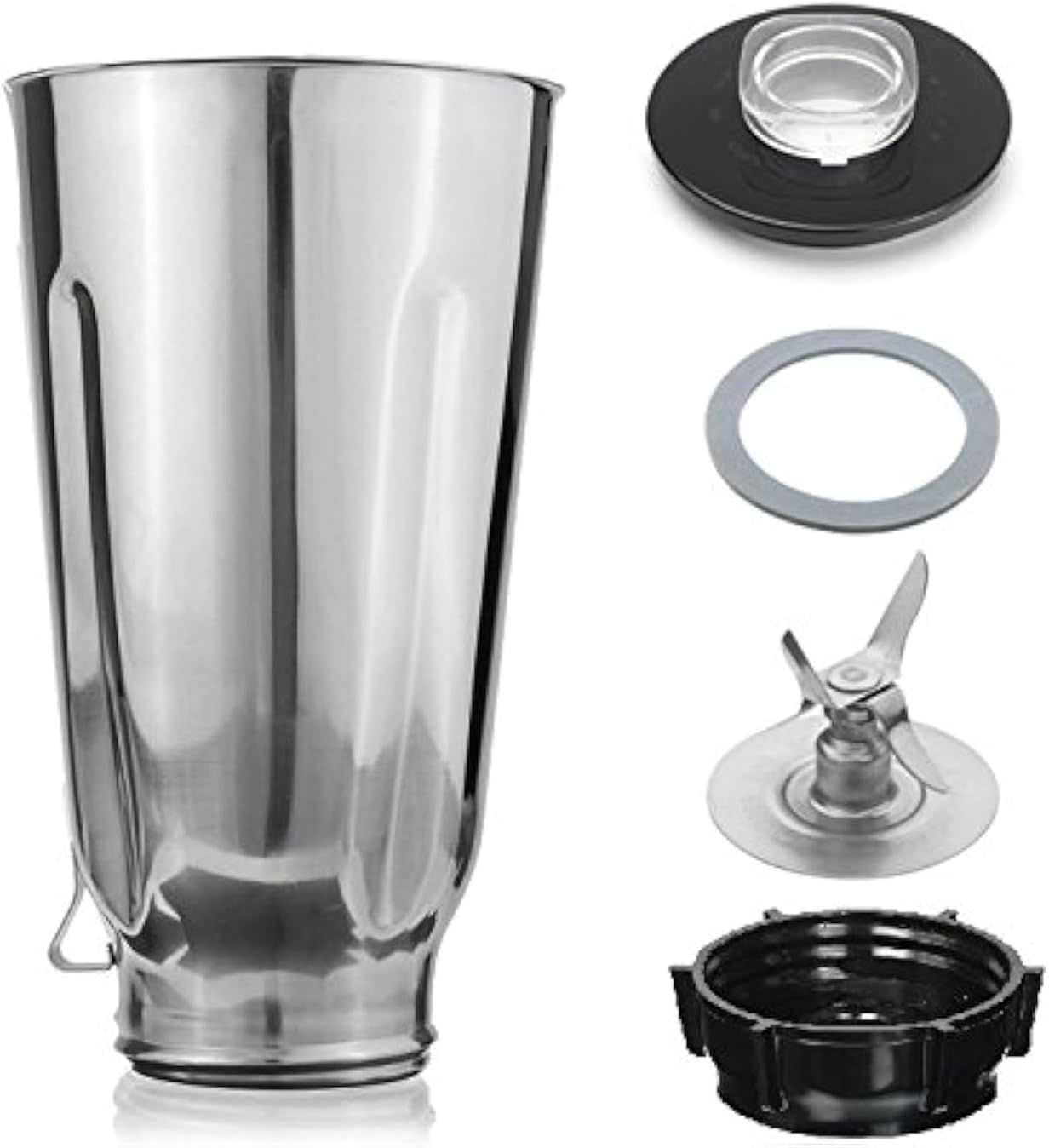 Blendin 5-Cup Stainless Steel Jar Set - Oster Blender Compatible
