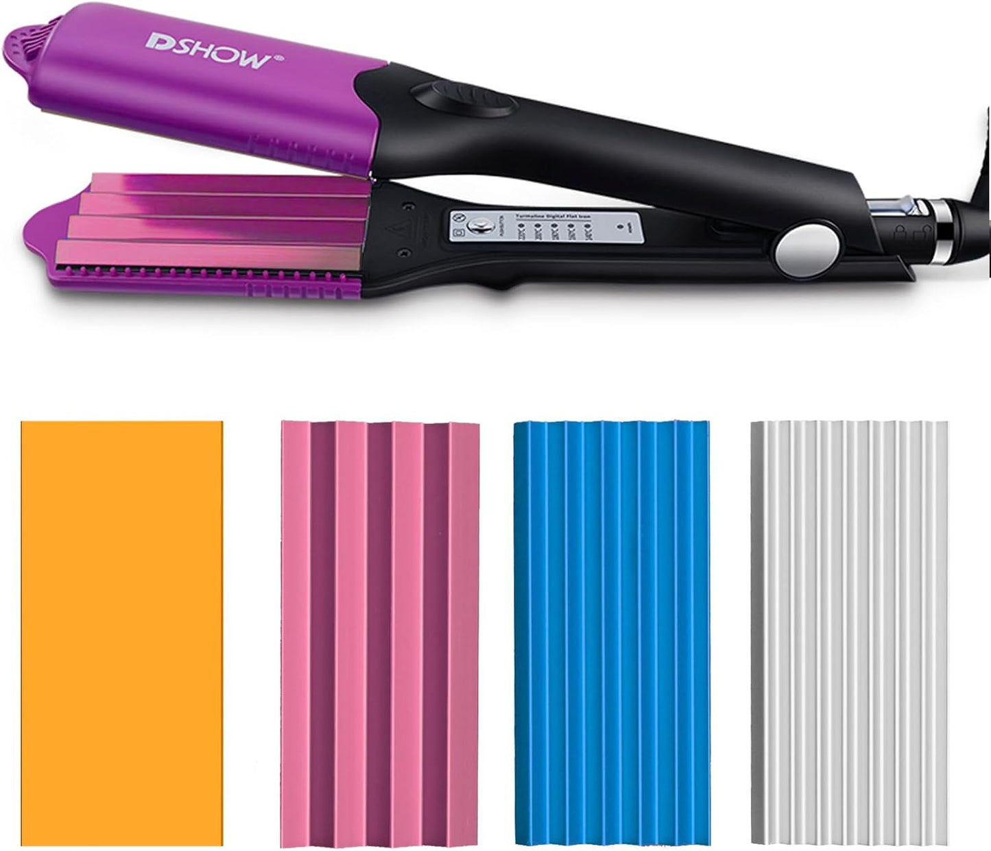 DSHOW 4 in 1 Hair Crimper and Waver for Versatile Styles