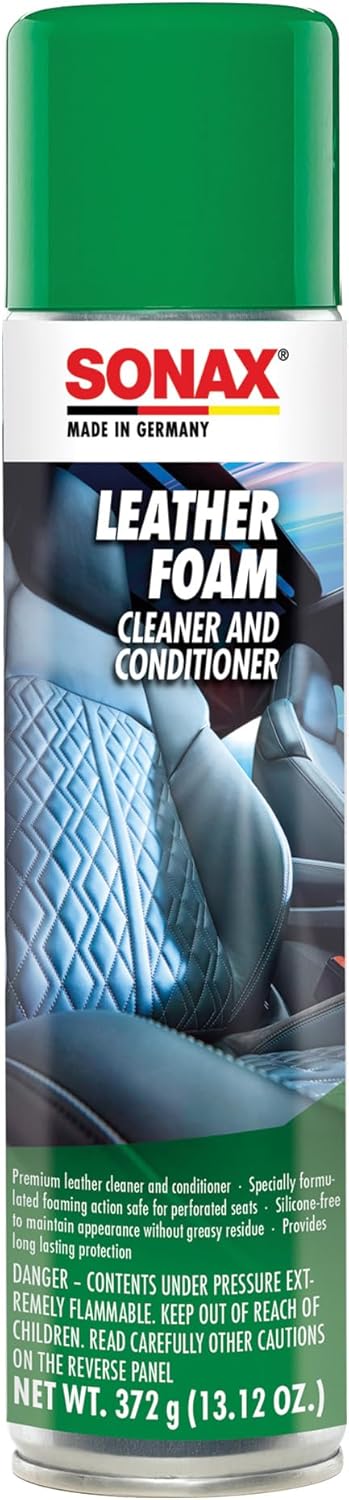 SONAX Leather Foam Cleaner - 13.02 oz.