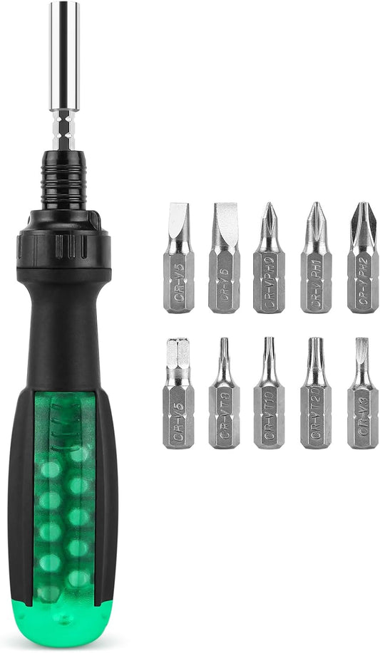 10-in-1 Precision Ratchet Screwdriver Set for KALIACHO
