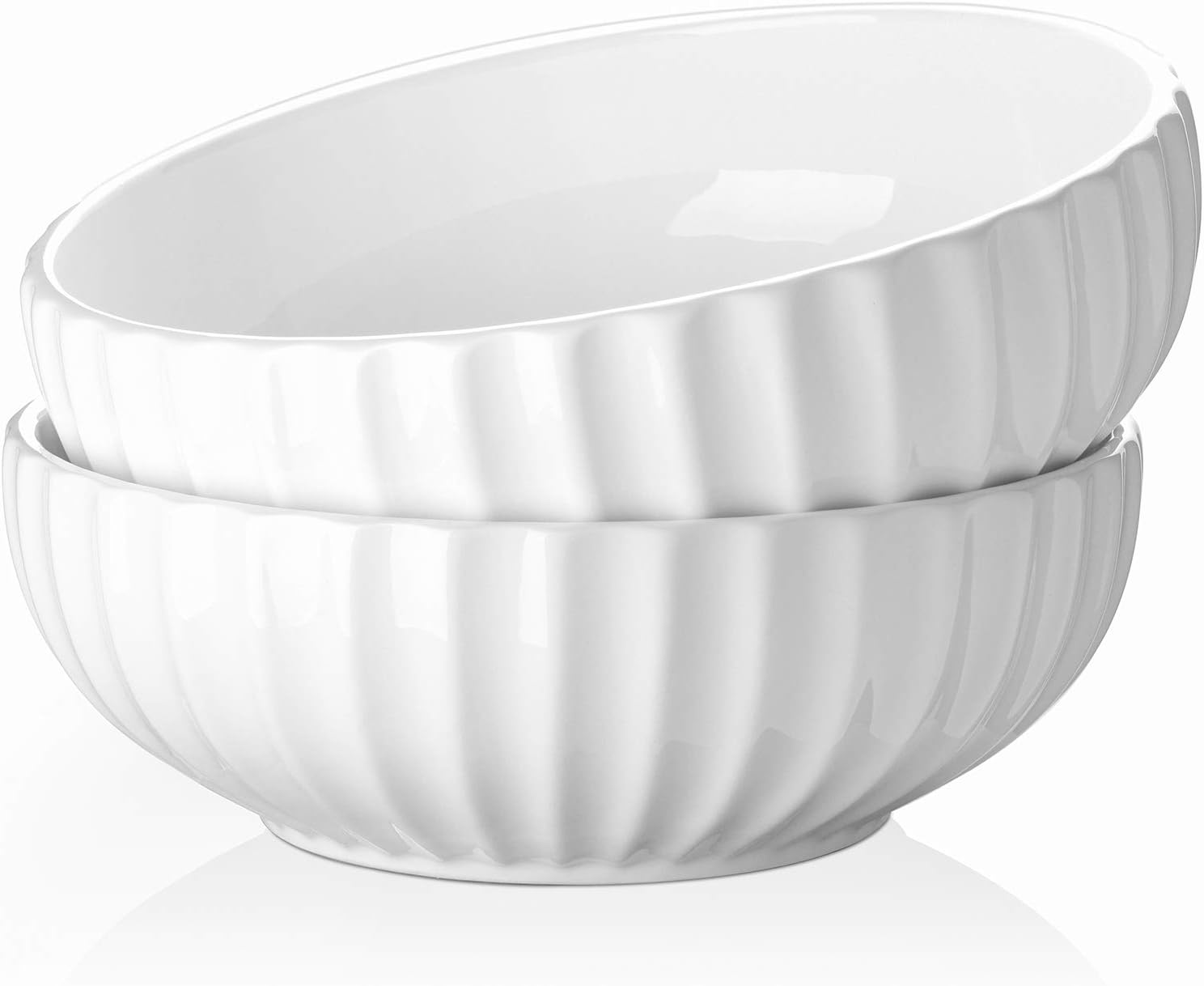 DOWAN 9.8ft' Serving Bowls Set of 2 for Elegant Entertaining