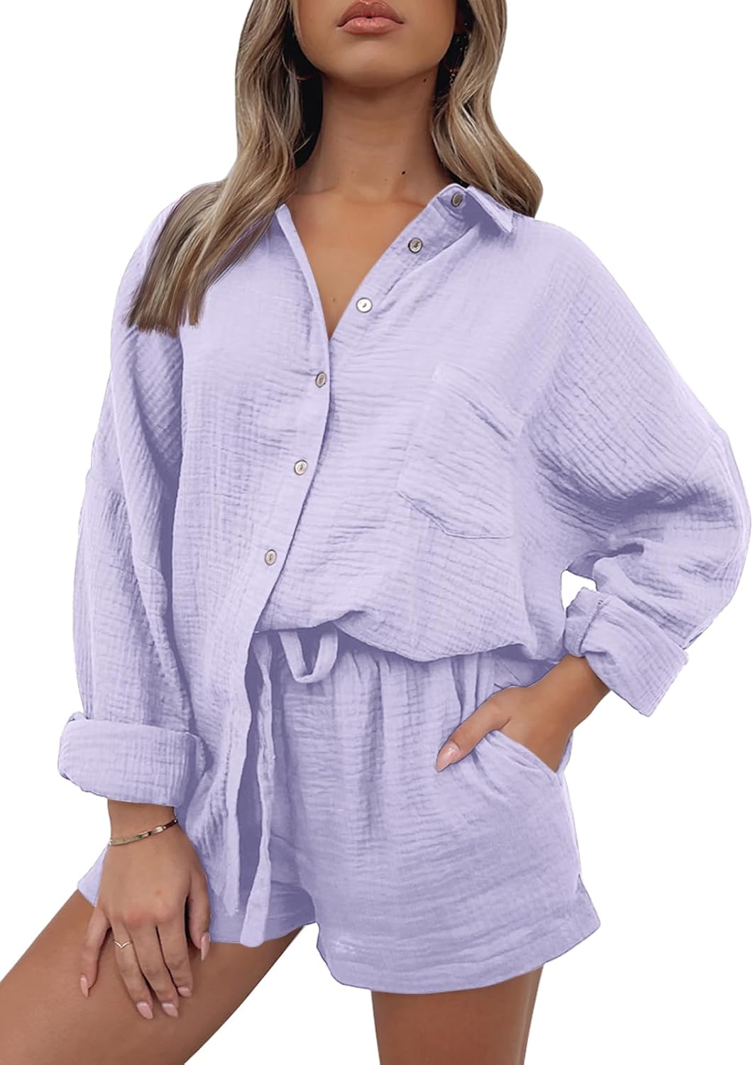 Oversized 2 Piece Lounge Wear Set for Women by AUTOMET Fashion