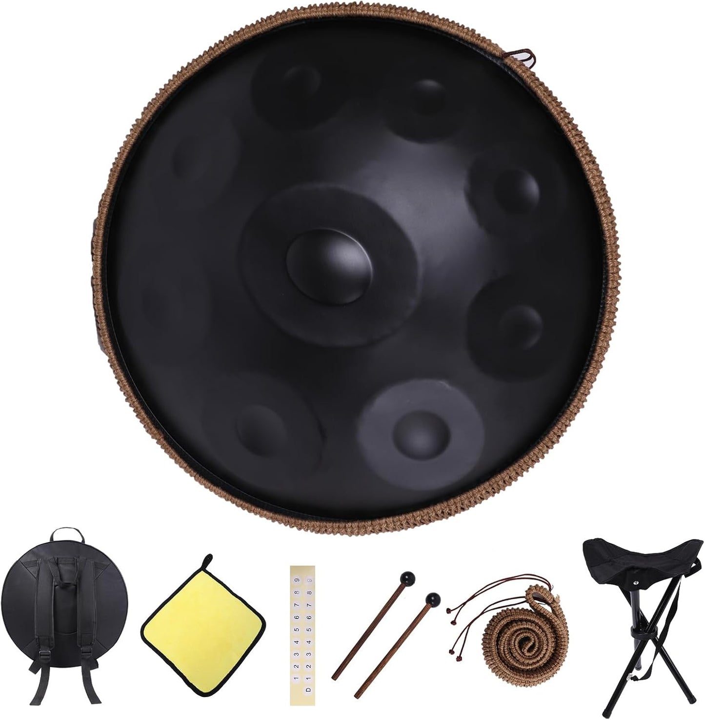 Kurd Handpan 22 D Minor - 9 Note Drum for Professionals