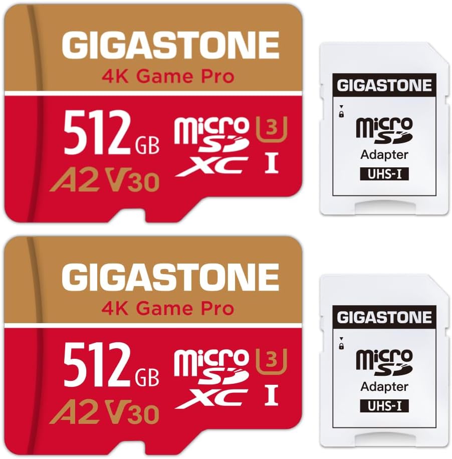 512GB 2Pk MicroSD - 5Yrs Free Data Recov