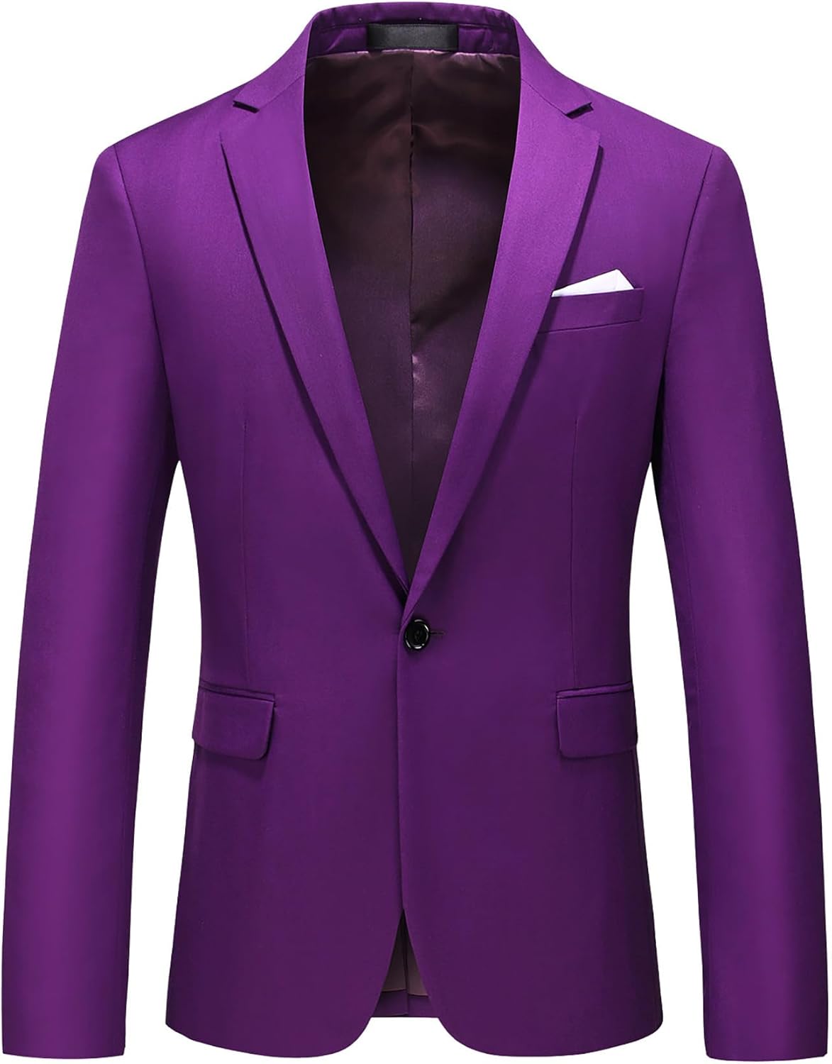 MOGU Blazer for Men: Casual Fit Jacket with One Button Style