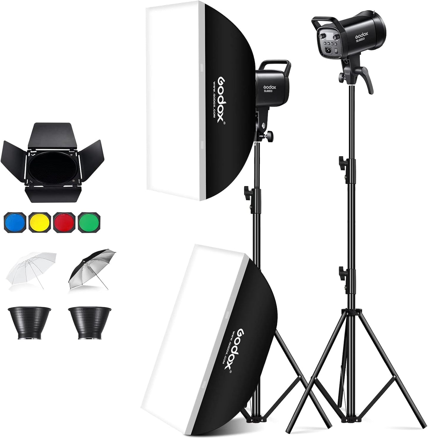 Godox SL60IID LED Video Light Kit for Professional Photography