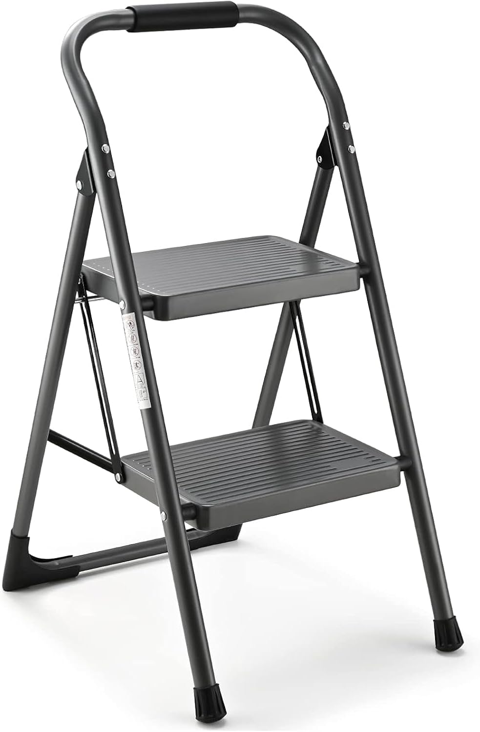 2 Step Ladder Folding Stool for Home and Office Use, 330lbs