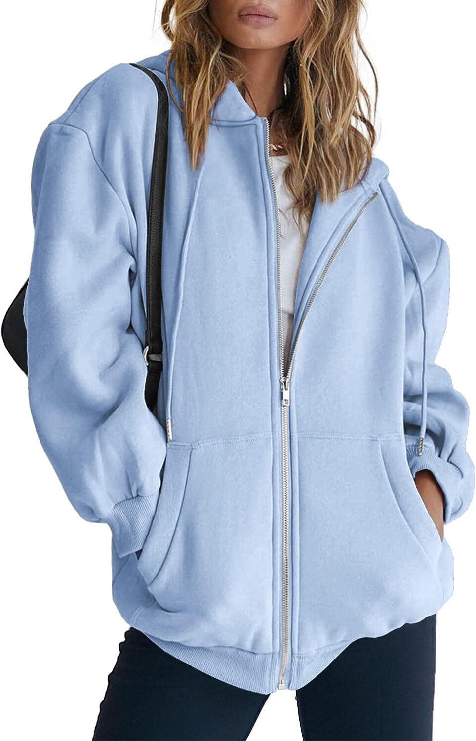 EFAN Women's Oversized Casual Sweatshirts with Pocket for Fall