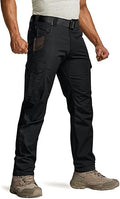 CQR Men's Ripstop Work Pants Water Resistant Tactical Pants