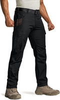 CQR Men's Ripstop Work Pants - Water Resistant Tactical Cargo