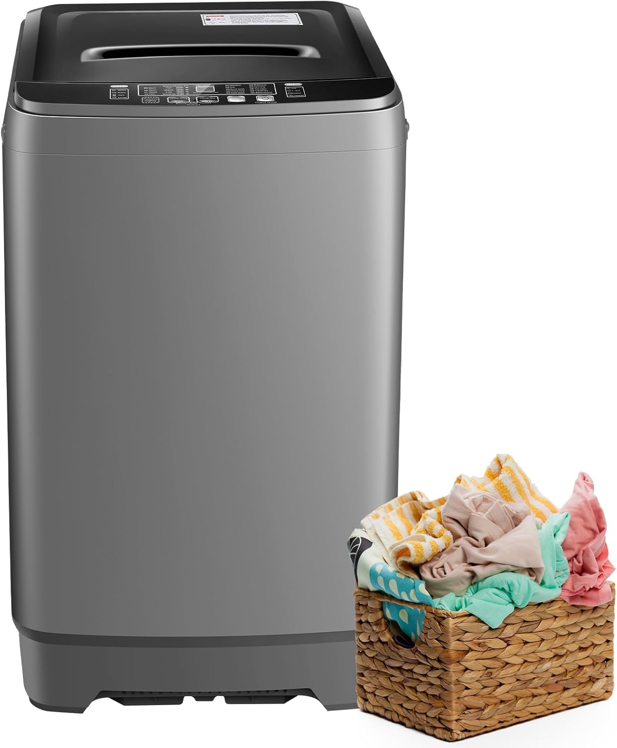 17.6Lbs Portable Washing Machine with Full-Automatic Features