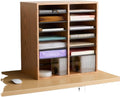 Wood Adjustable Literature Organizer 16 Compartment - Neat Desk