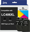 LC406XL Ink Cartridges Replacement for Brother Printer - High Yield