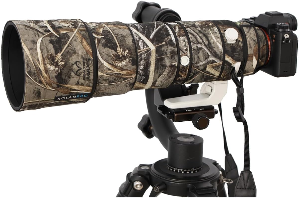 Rolanpro Waterproof Camouflage Cover for Sony FE 200-600mm Lens