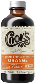 Cook's Organic Orange Extract 16 oz - Natural Baking Flavor