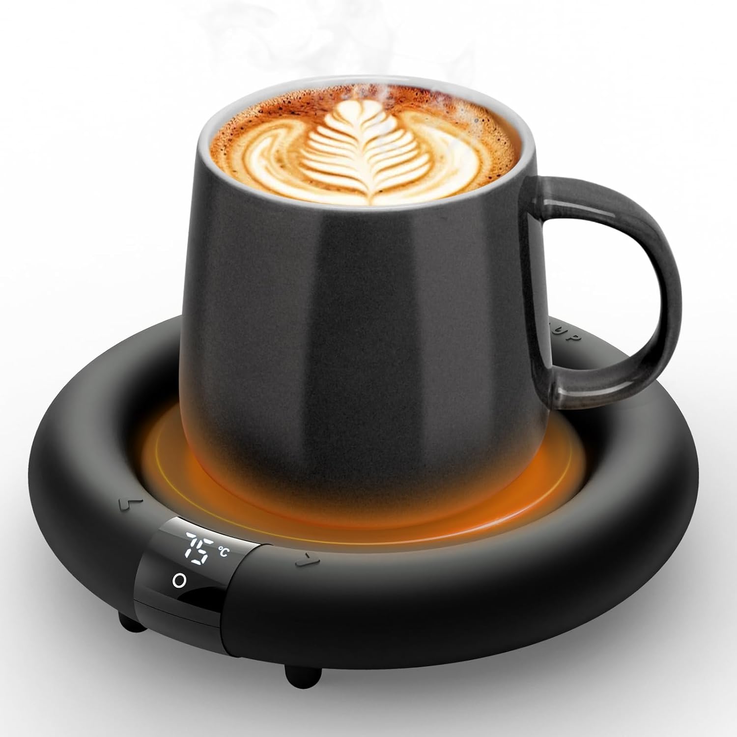 Bistfy 36W Mug Warmer: 8H Auto Off, 3 Temp Settings