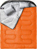 MEREZA Double Sleeping Bag for Adults with Pillow, XL Queen Size