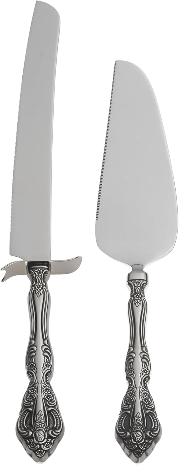 Oneida Michelangelo Cake Server Set - Elegant 2-Piece Flatware
