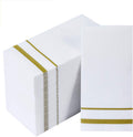 FOCUSLINE 200 Linen Feel Disposable Bathroom Napkins for Events
