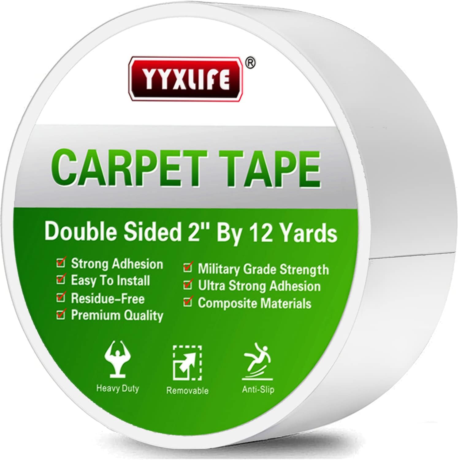 Premium Heavy Duty Rug Tape - Secure & Clean