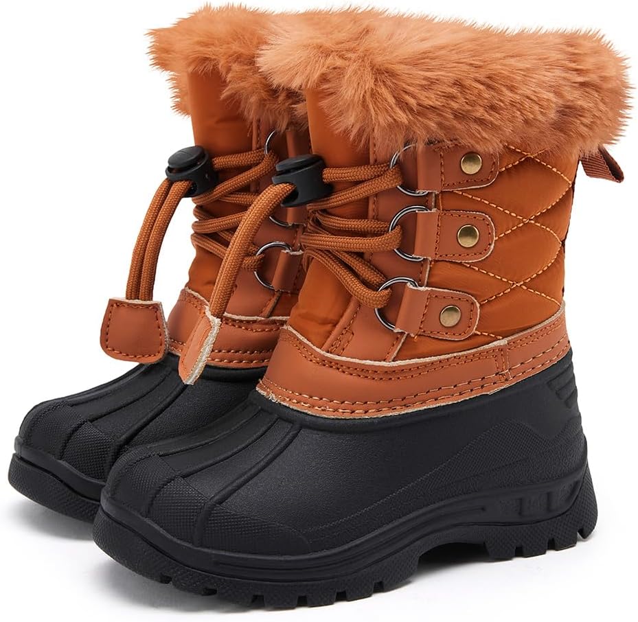 BMCiTYBM Toddler Snow Boots for Boys and Girls in Winter Fun