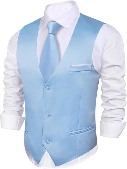 Elegant Business Vest for Men - Perfect for Weddings and Events
