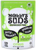Molly's Suds Dishwasher Pods - Clean, Residue-Free Citrus Tabs
