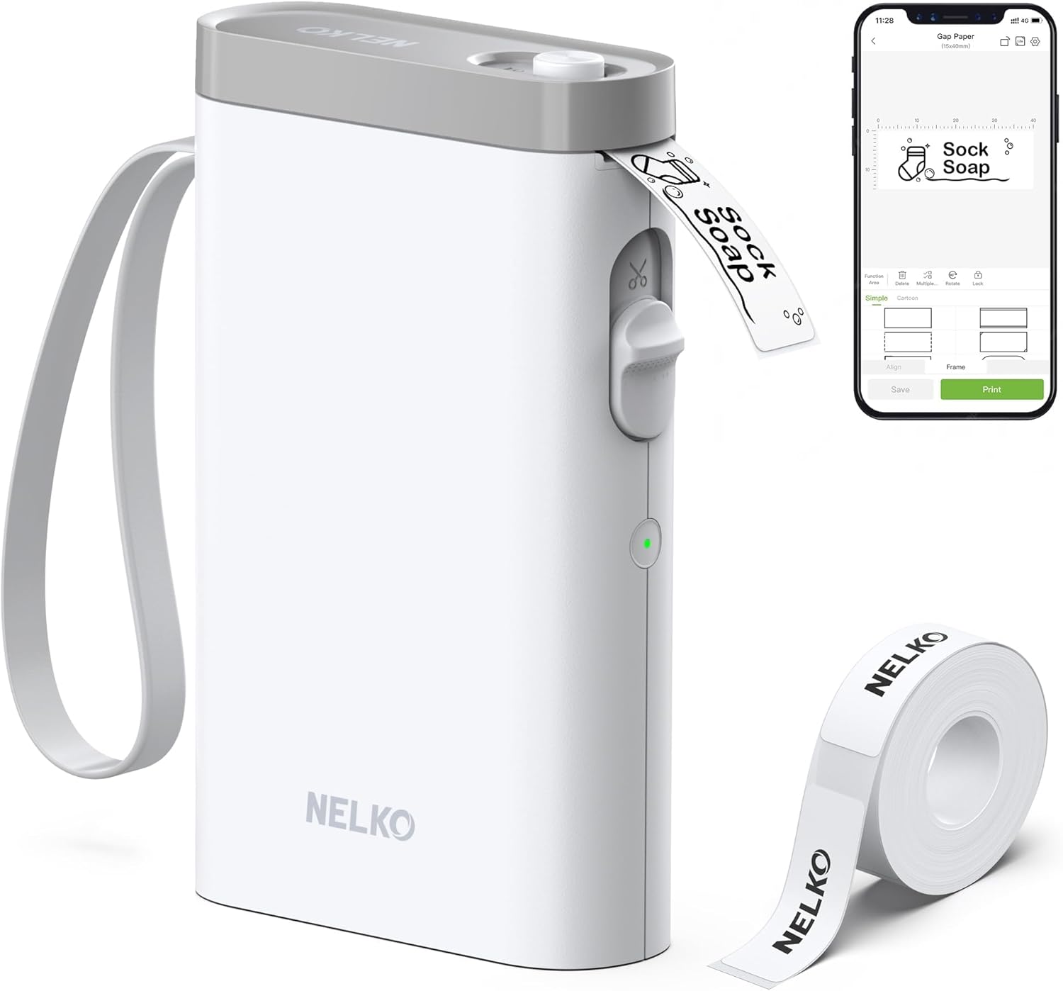 Nelko Bluetooth Label Maker - Organize with Ease!