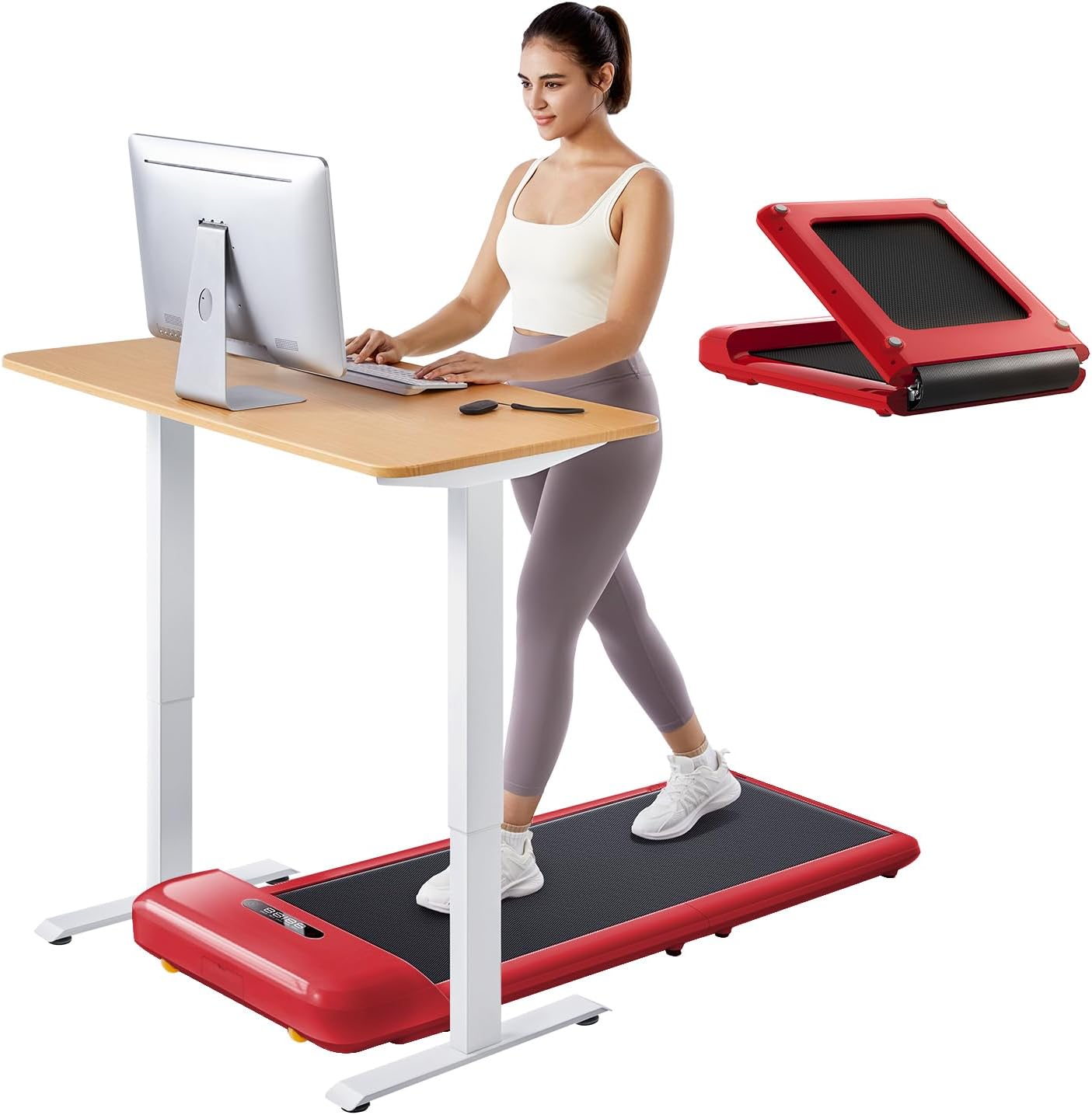 Walk at Work: WALKINGPAD C2 - Portable Desk Treadmill