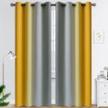 Grommet Ombre Room Darkening Curtains 84 in - Soft 70%-80% Blockout