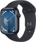Apple Watch Series 9 GPS 45mm - Midnight Aluminum, Renewed Premium