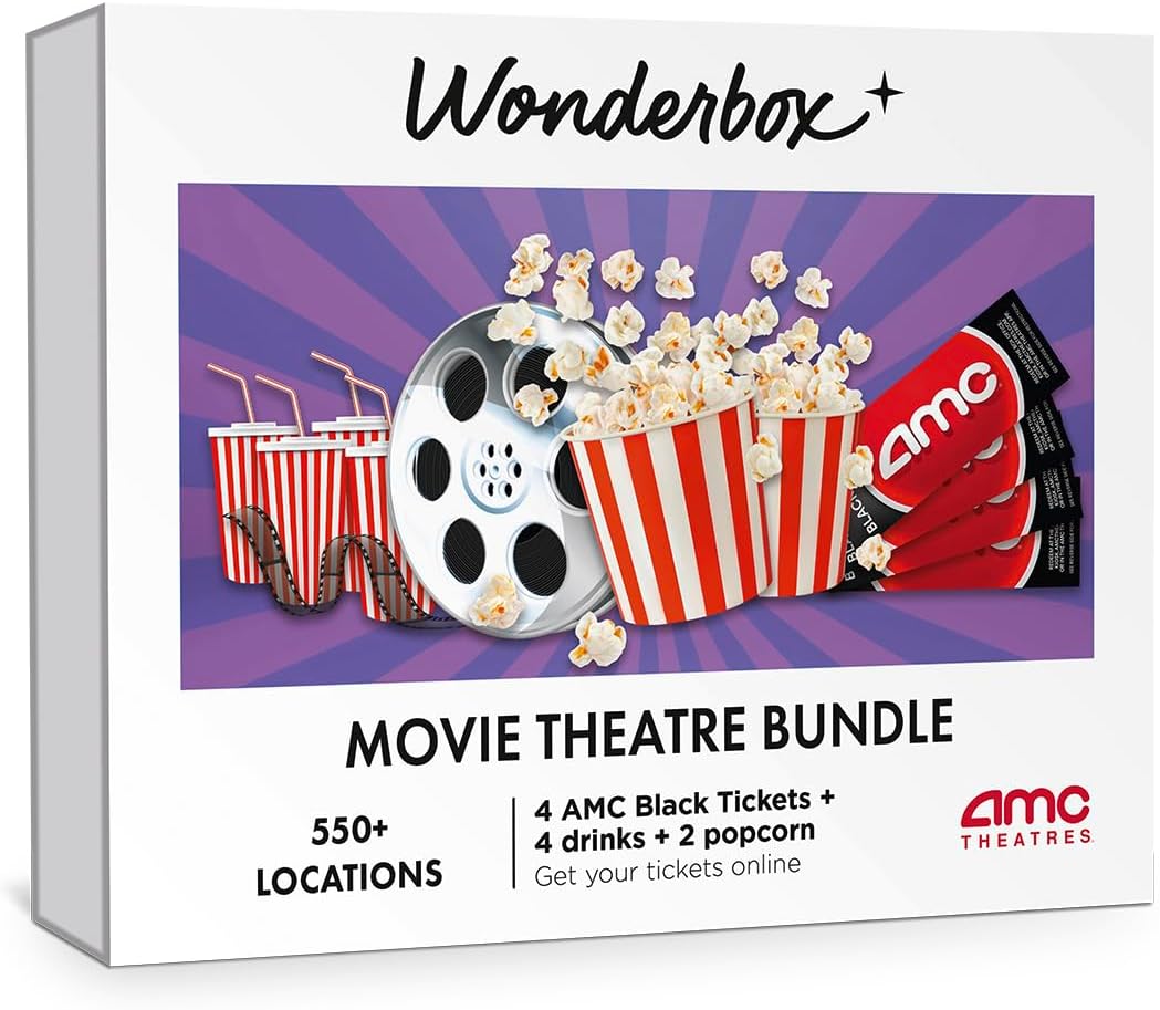 WONDERBOX AMC Movie Theatres Bundle - Perfect Gift Experience