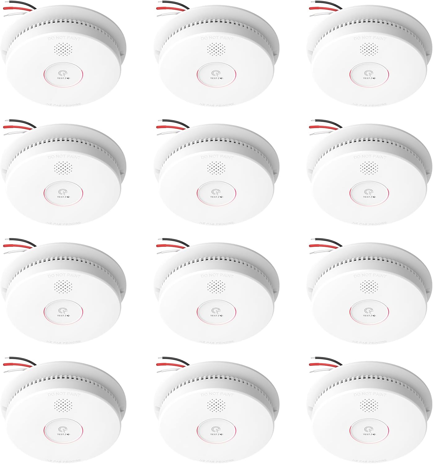 Siterlink Hardwired Interconnected Smoke Detectors 12pack